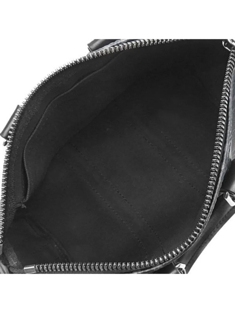 Louis Vuitton 2-Way Bag Keepall Bandouliere 25 Leather Monogram Eclipse Reverse